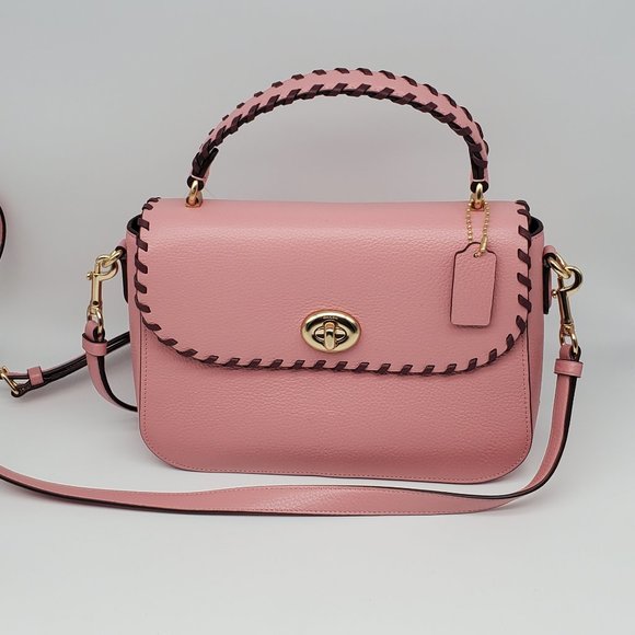 Coach Marlie Top Handle Satchel with Whipstitch C4107 - Picture 1 of 8
